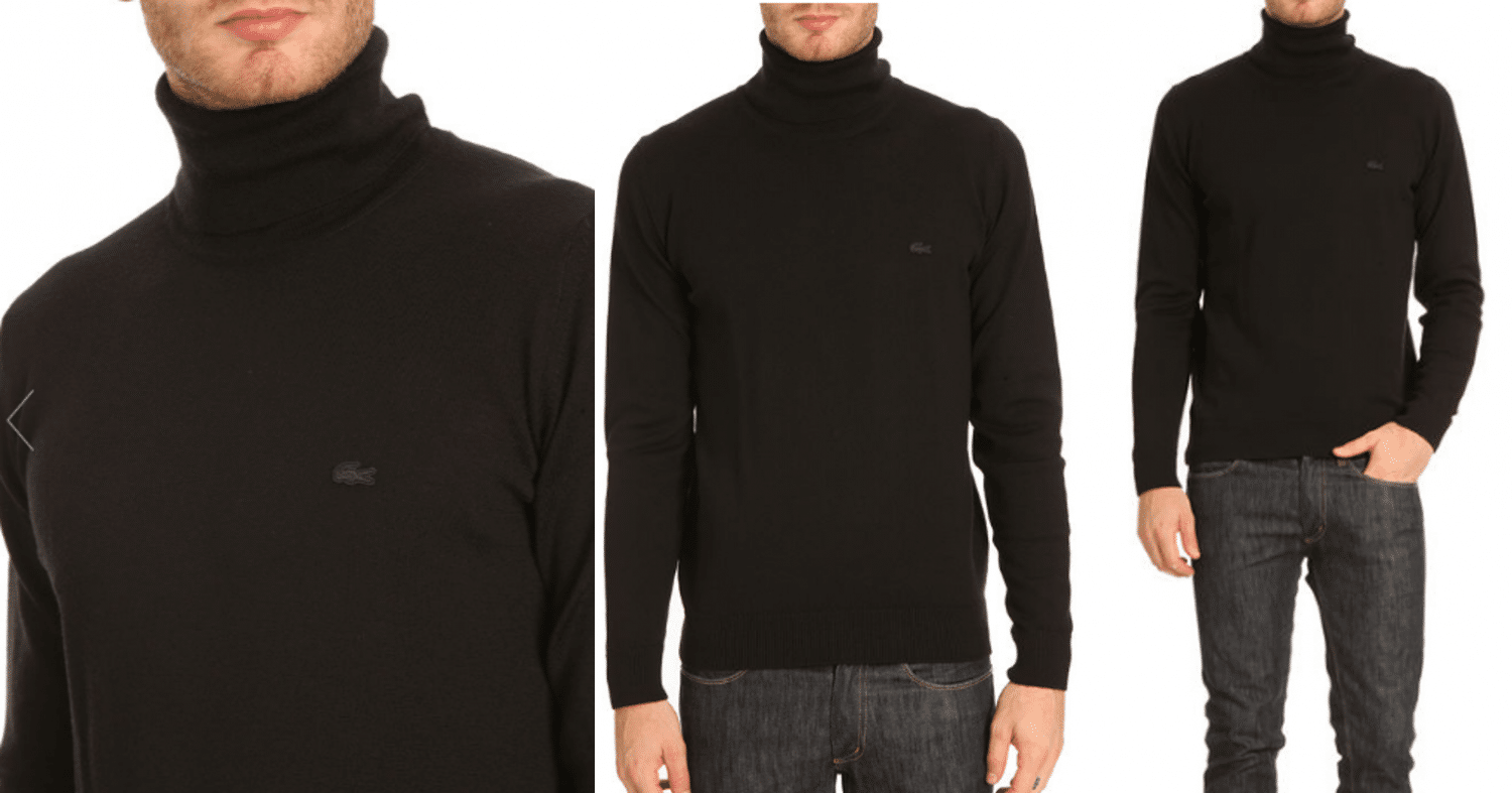 Pull col roulé homme Lacoste 159€ Pull col roulé homme Lacoste 159€