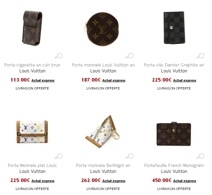 Louis Vuitton accessoires ventes privée