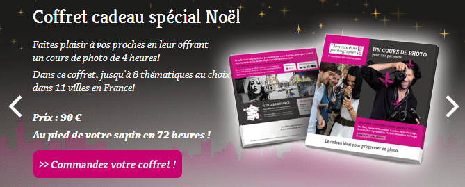 Cours de photo pas chers