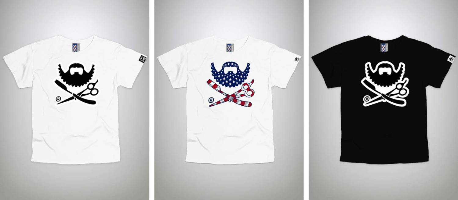 T-shirt barbe pour homme