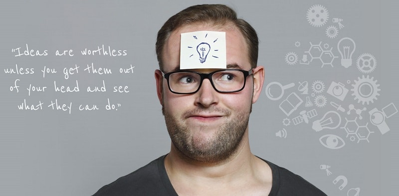 Boîte à idées de l'homme tendance