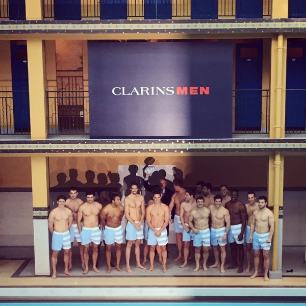 Equipe du Racing métro 92 avec Camille Lacourt et Morgan Bourc’his