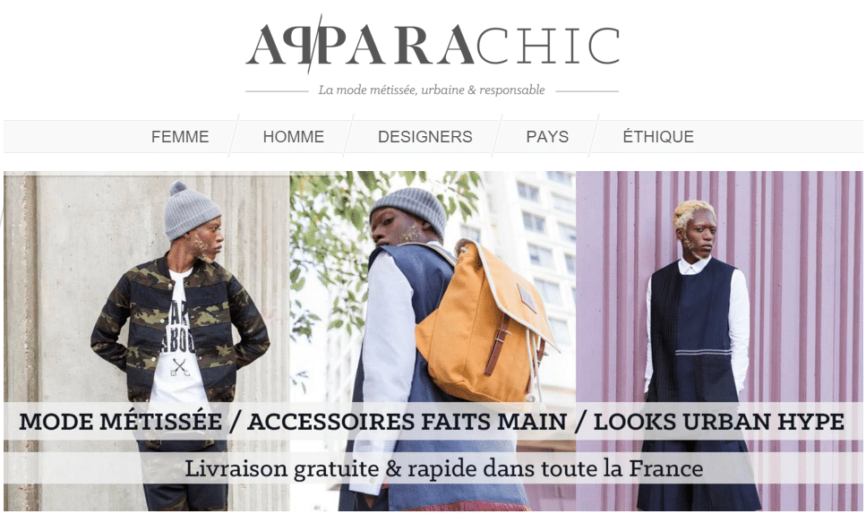 Apparachic.com: Mode métissée, urbaine et responsable