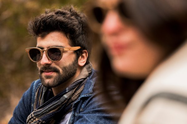 lunettes de soleil en bois de fut de champagne2