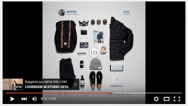 Nouvelle publicité Menlook