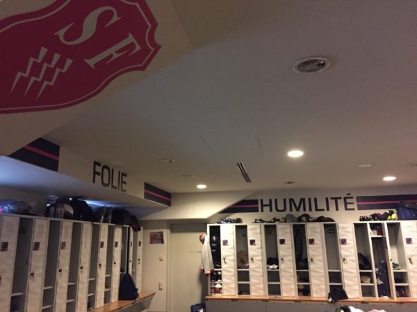 Stade Français - Les vestiaires
