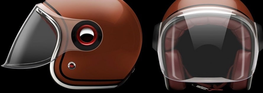 Casque de moto Vintage