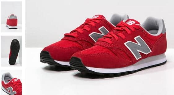 basket new balance rouge