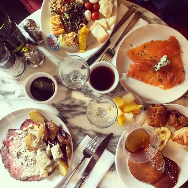 Un italo brunch complet et varié