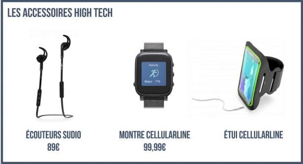 Les Accessoires High-Tech - Look Sport et High Tech