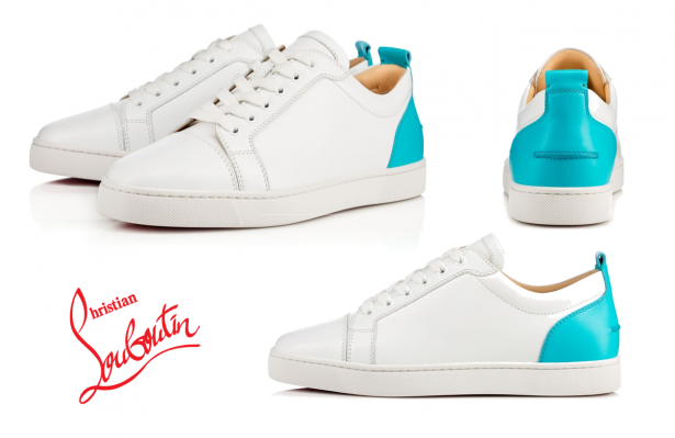 louboutin homme sneakers blanche