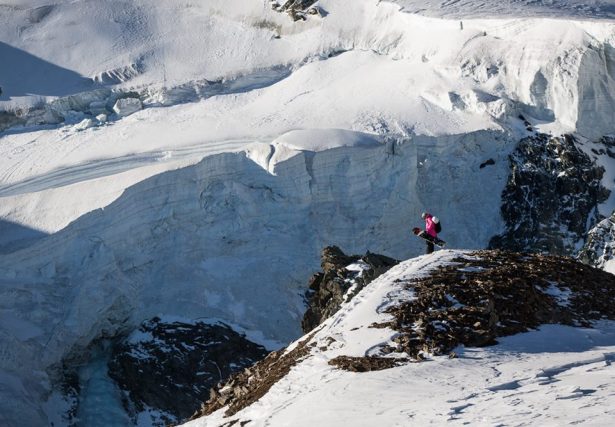 Il y'a Marion...et les montagnes à perte de vue !