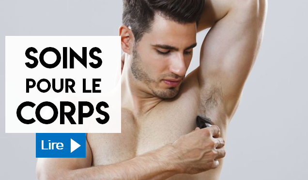 soins corps pour homme