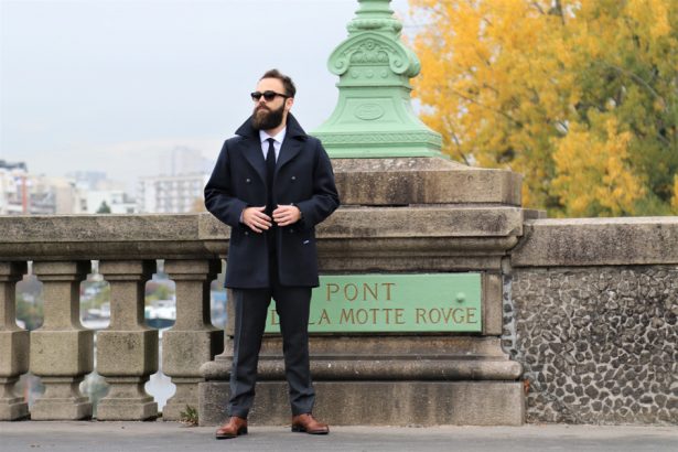 Le caban Le Glazik vs un costume : équation parfaite