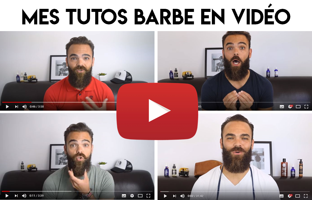 tuto taille de barbe sur Youtube