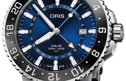 Oris Aquis GMT Date avec lunette tournante bidirectionnelle