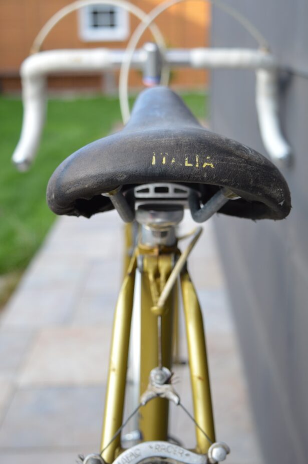 Selle Vélo Course Vintage Enfant – Selle Italia Superprofessional – Cuir Noir