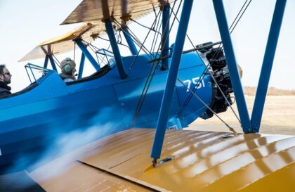 Voler dans un avion de la seconde Guerre Mondiale