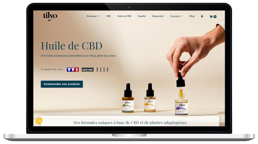 Tilyo : huiles de CBD Bio