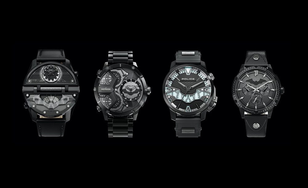 4 montres, en édition limitée The Batman