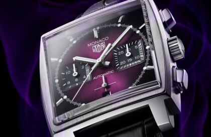 Montre Tag Heuer Monaco Purple édition Limitée