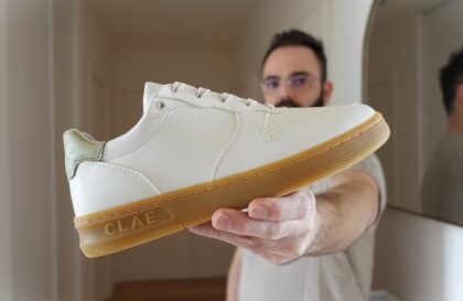 Test sneakers CLAE en cuire de cactus