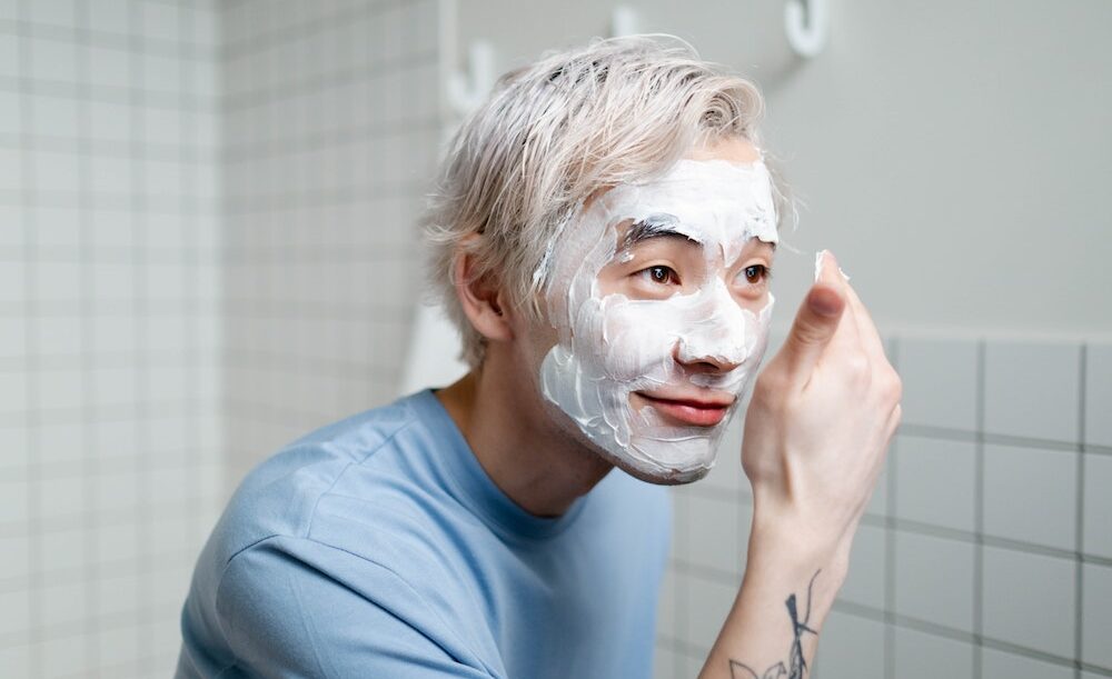 masque purifiant visage homme