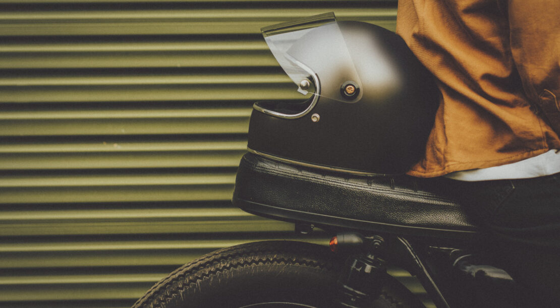 Entretien casque moto vintage