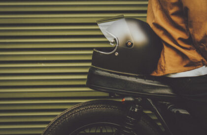 Entretien casque moto vintage