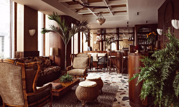 Le Lobby de l'hôtel Monsieur Aristide