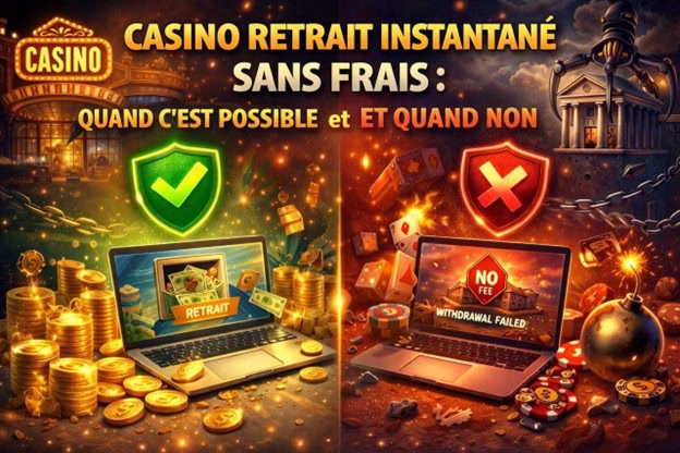 Casino retrait instantané sans frais : quand c’est possible et quand non