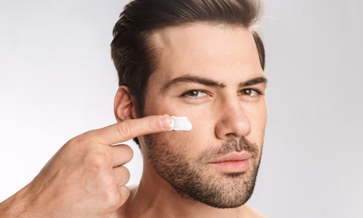 Routine skincare homme