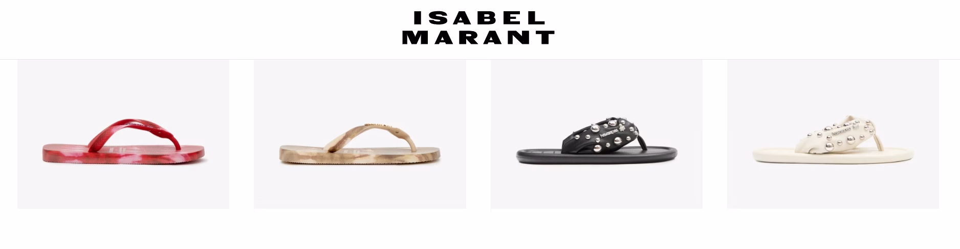sandales unisexes tye & dye isabel marant x havaianas