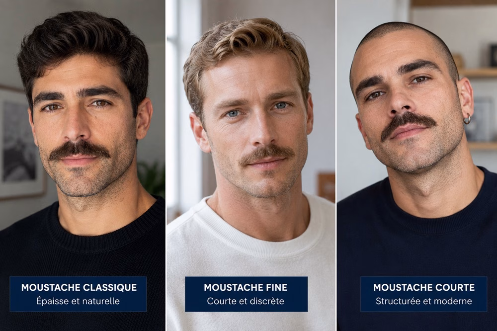 Style de moustache homme