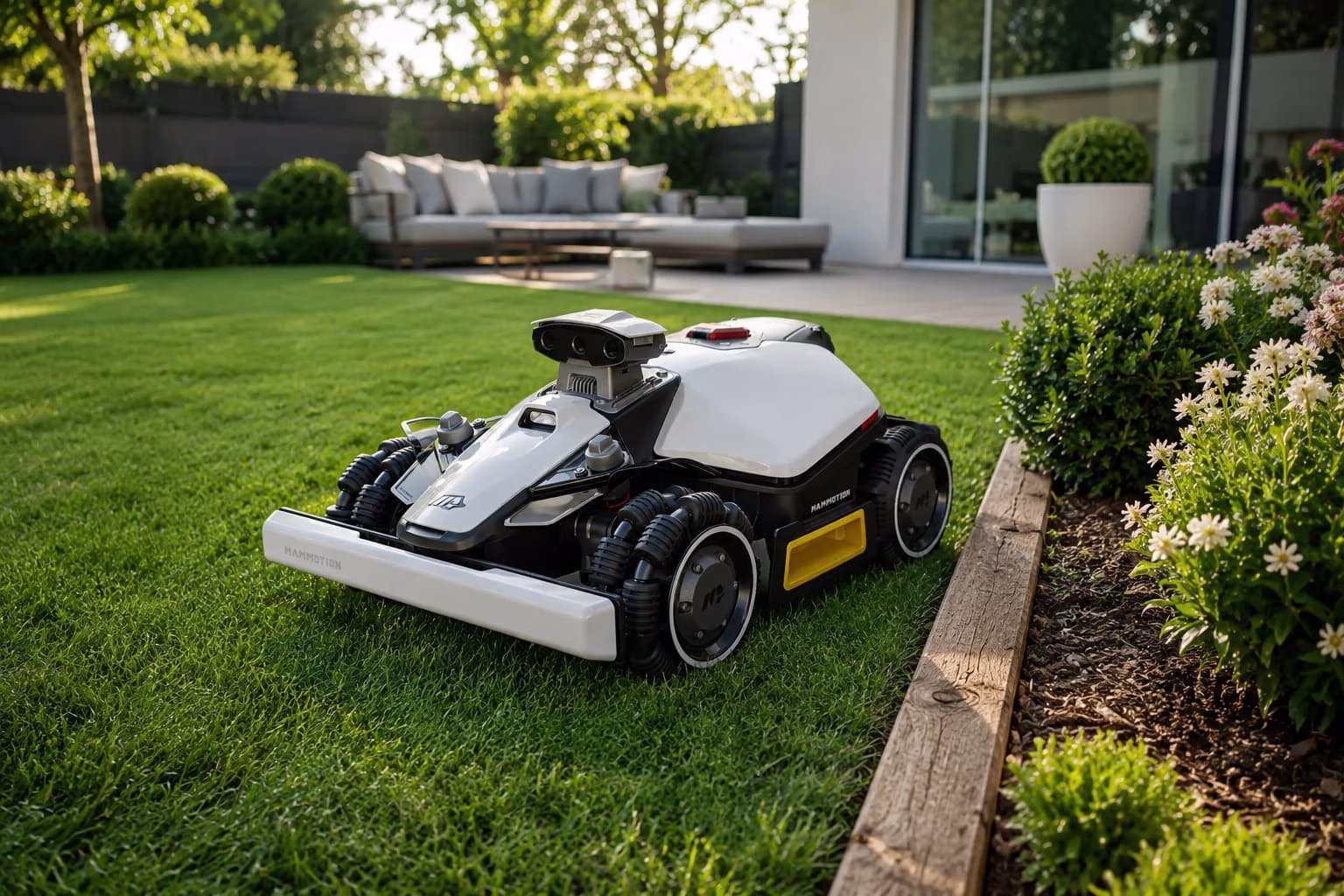 Le travail de tonte est net et précis, j'ai l'impression d'avoir une formule 1 dans mon jardin 🏎️