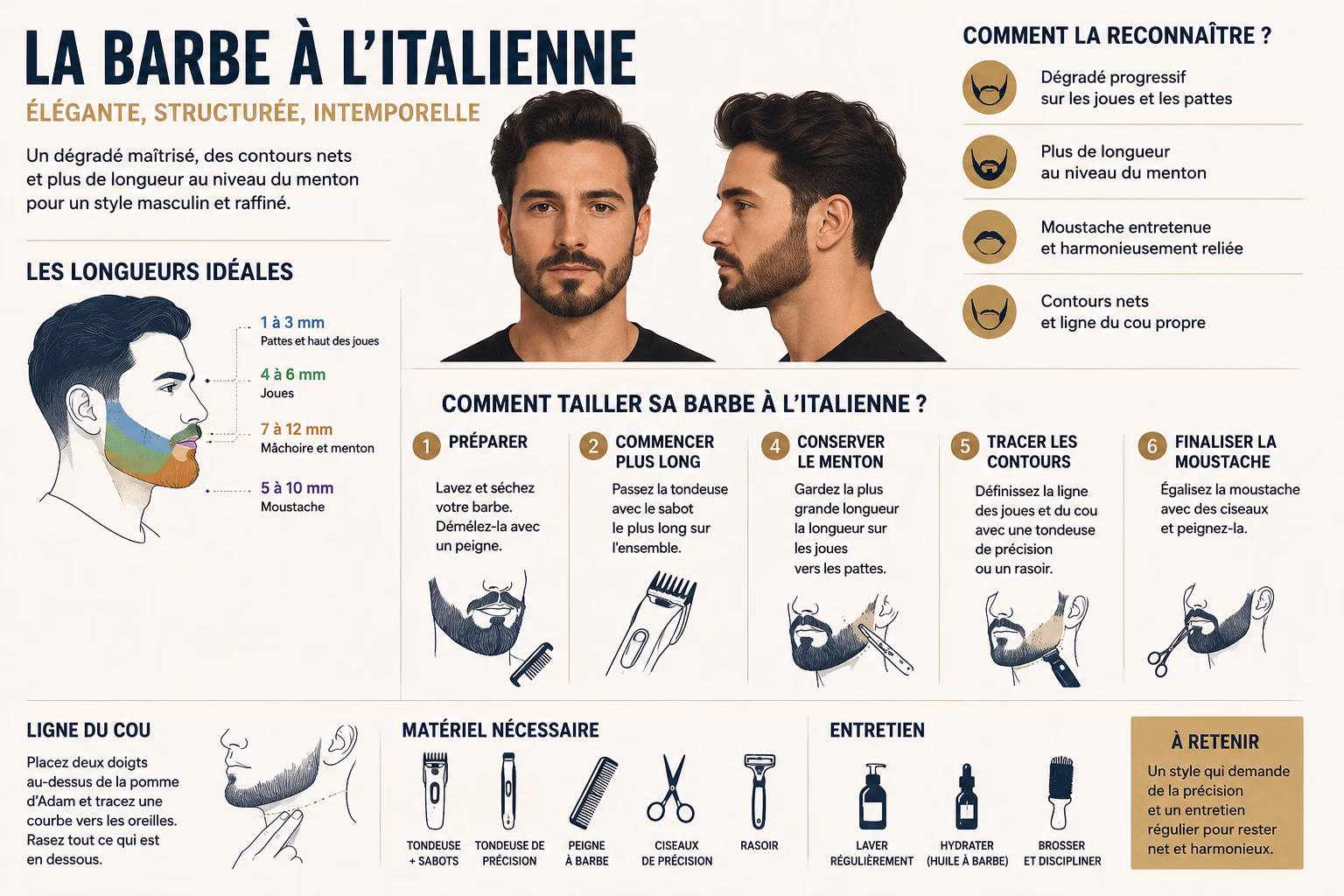Comment se tailler une barbe à l’italienne ?