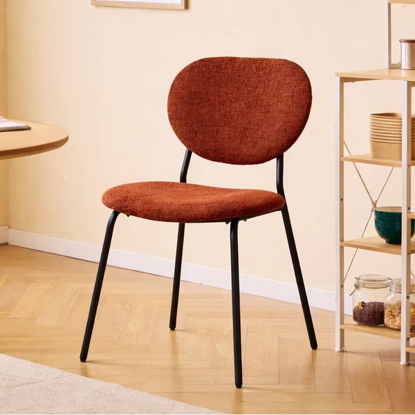 chaise terracotta