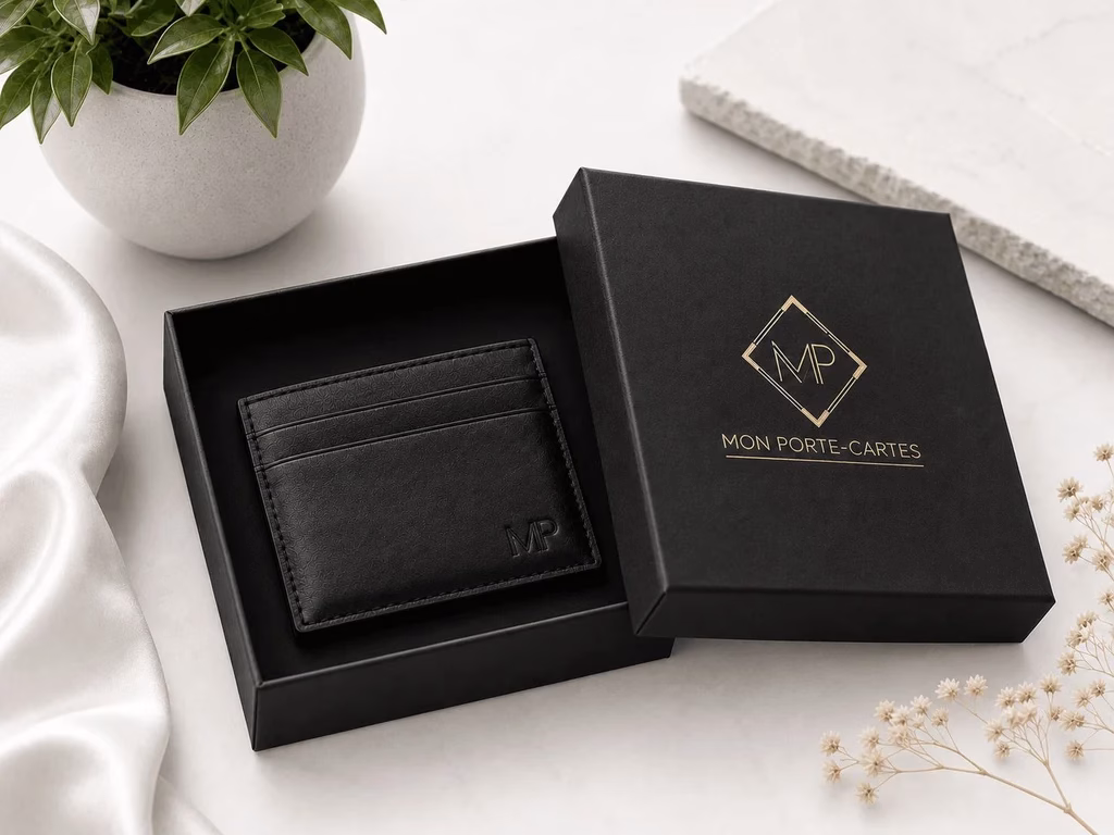 Porte-cartes en cuir / Photo @mon-porte-cartes.com