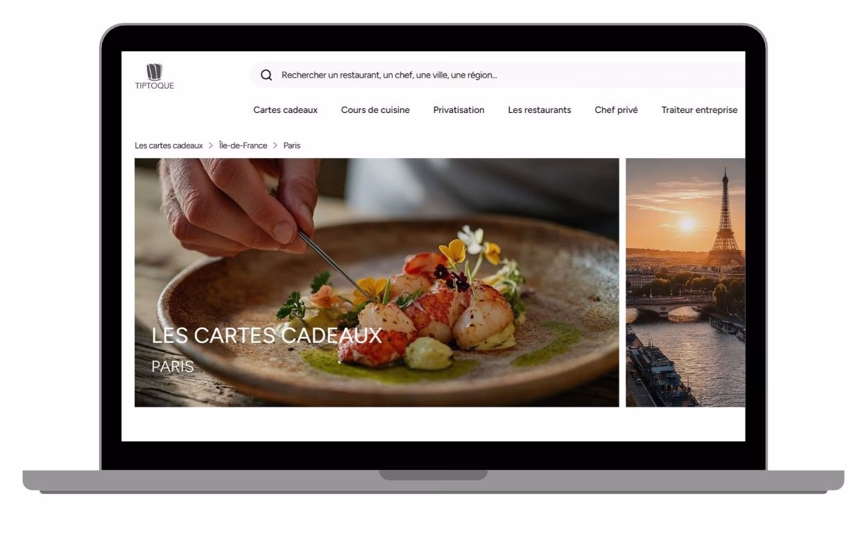 carte cadeau restaurant à Paris
